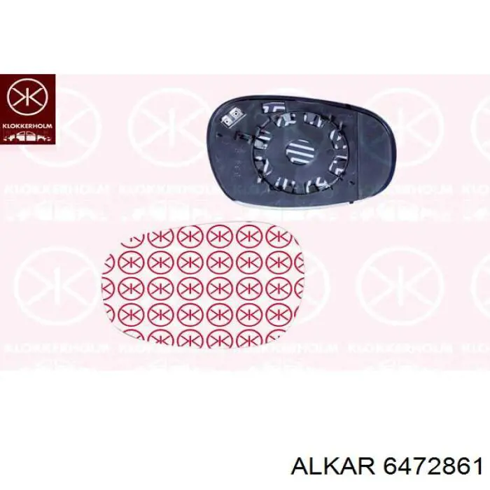 Зеркальный элемент правый Alkar 6472861