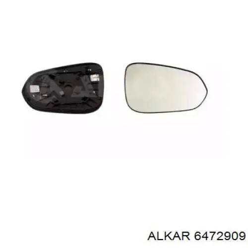 6472909 Alkar elemento espelhado do espelho de retrovisão direito