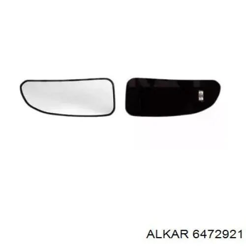 Зеркальный элемент зеркала заднего вида правого Alkar 6472921