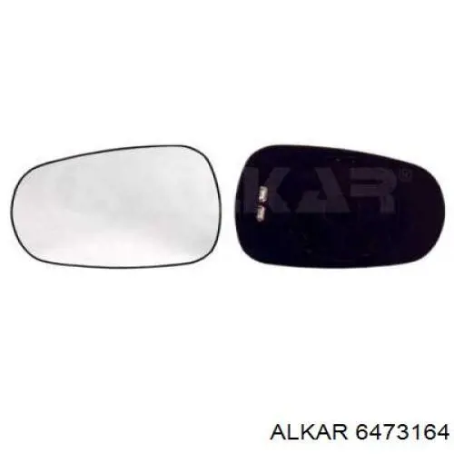 6473164 Alkar зеркальный элемент зеркала заднего вида левого