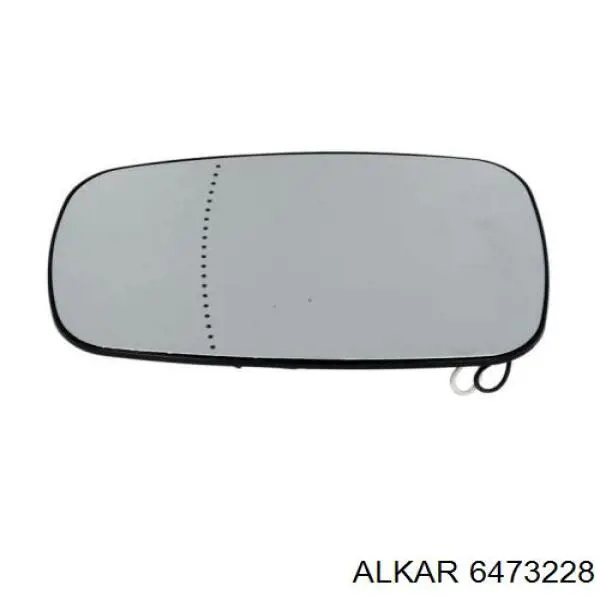 Стекло левого зеркала заднего вида 6473228 Alkar