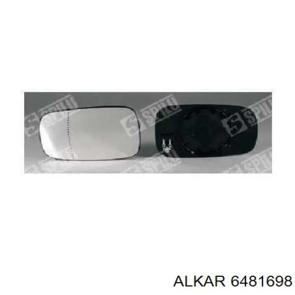 Стекло левого зеркала заднего вида 6481698 Alkar