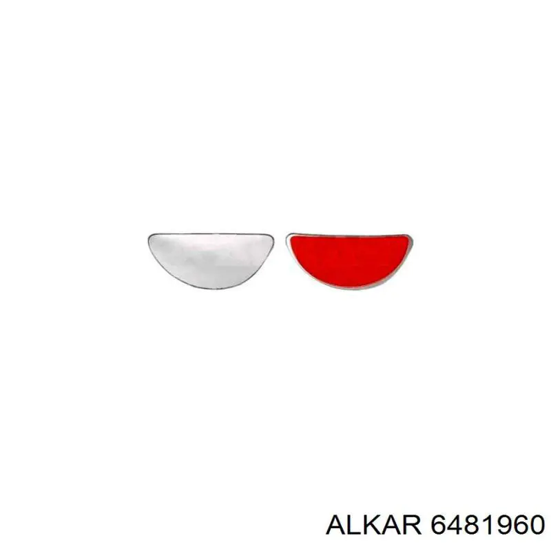 Зеркальный элемент левый ALKAR 6481960