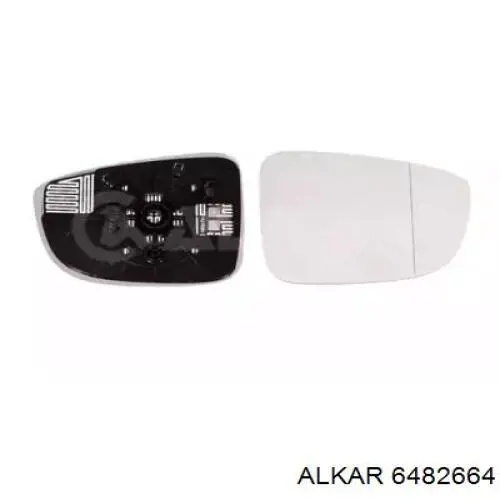 Стекло зеркала заднего вида, правого Depo/Loro/Abakus 2323G07 цена, от 42.39 USD