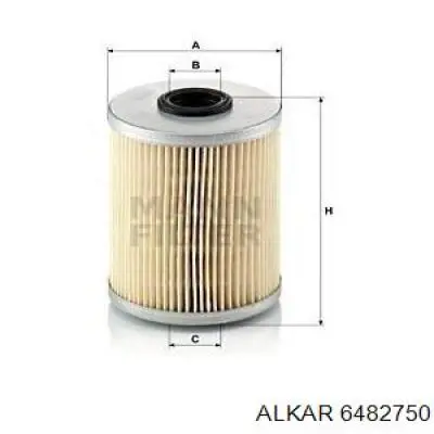 Зеркальный элемент правый Alkar 6482750