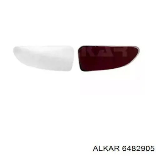 Стекло правого зеркала заднего вида 6482905 Alkar