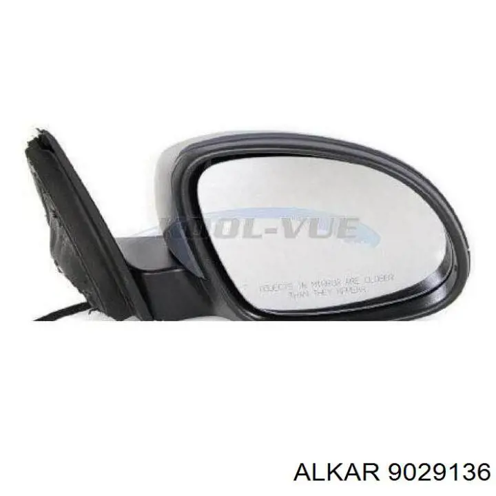 Купить 9029136 Alkar Наружное зеркало левое