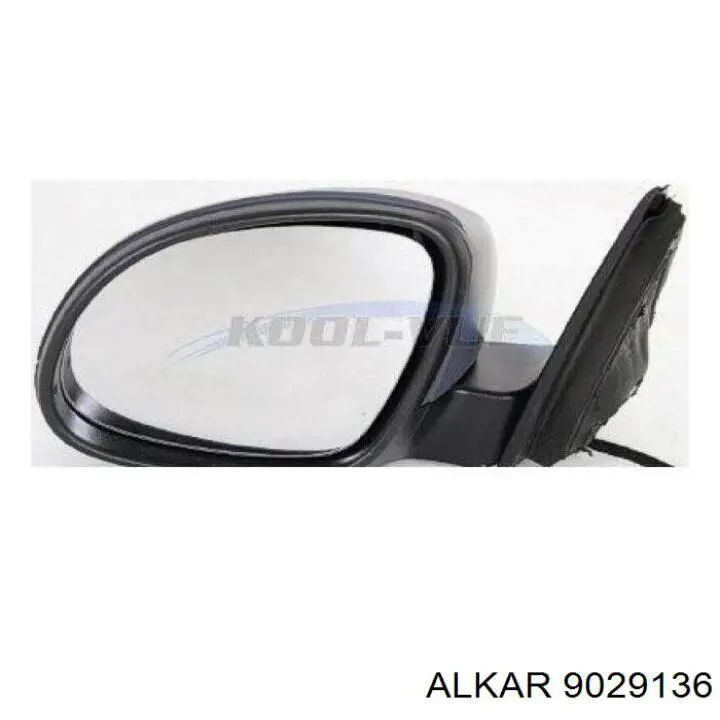Левое боковое зеркало 9029136 Alkar