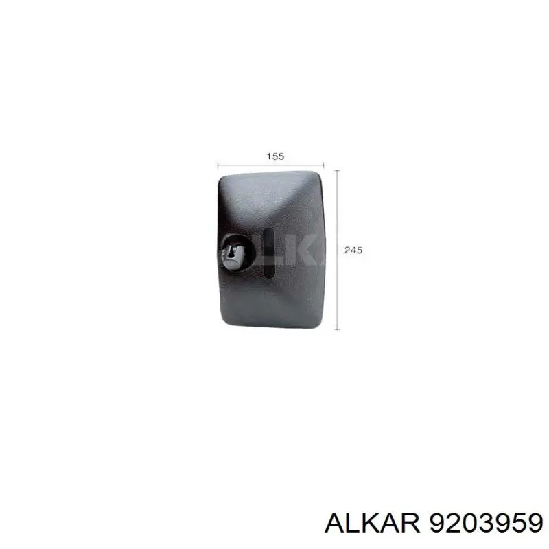 Зеркало заднего вида Alkar 9203959
