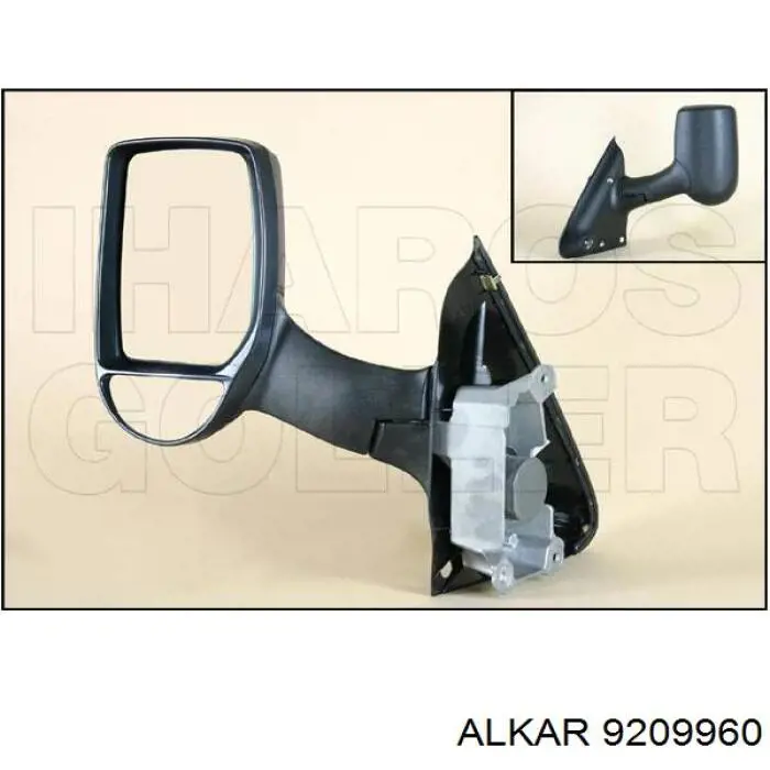 Зеркало заднего вида, левое Alkar 9209960 цена, от 76.82 USD