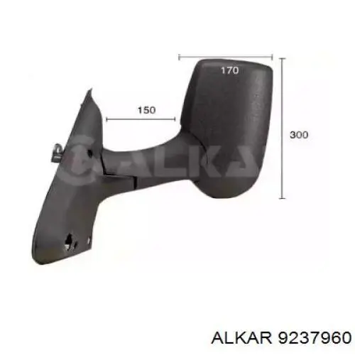 Купить 4455135 Ford Наружное зеркало левое