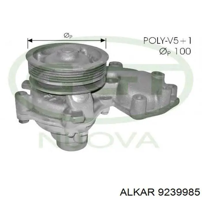 Купить 9239985 Alkar Наружное зеркало левое