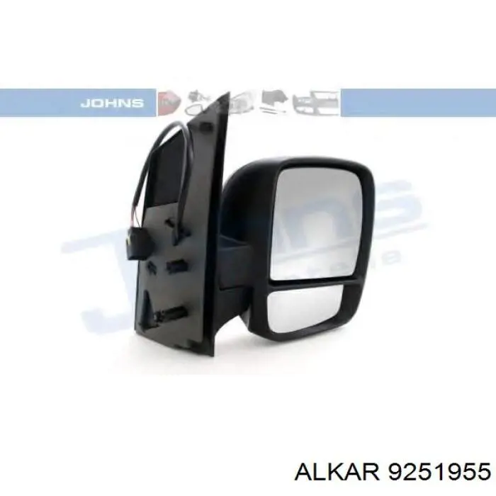 Правое зеркало 9251955 Alkar