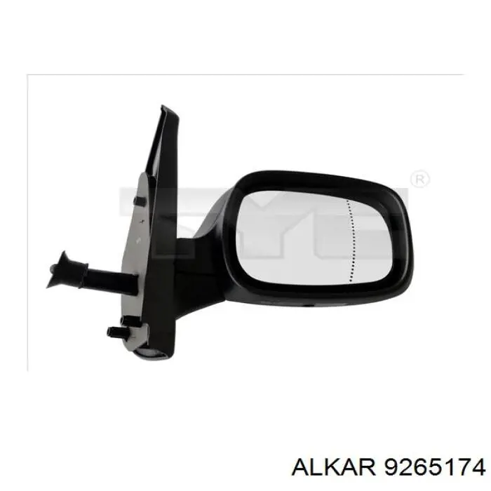 Наружное зеркало правое Alkar 9265174 цена, от 35.16 USD