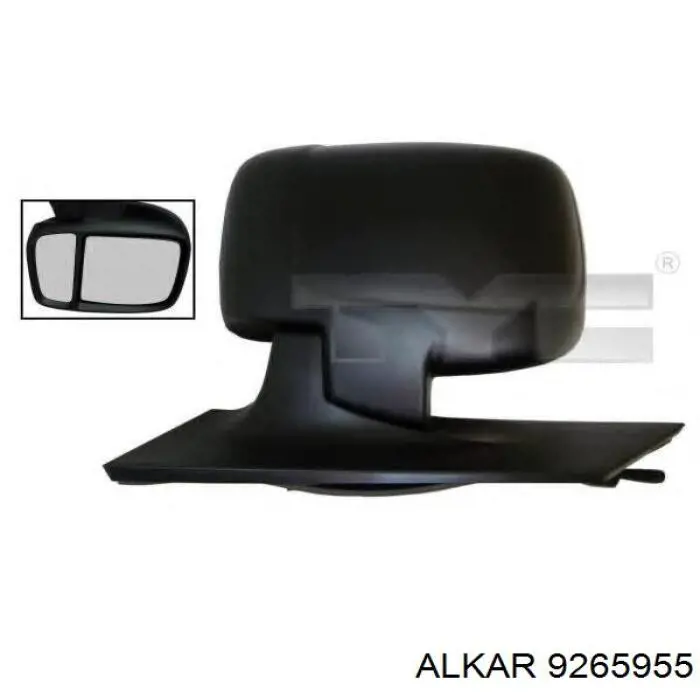 Наружное зеркало правое Alkar 9265955 цена, от 34.17 USD