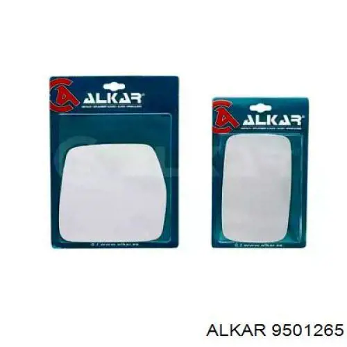 9501265 Alkar зеркальный элемент зеркала заднего вида левого