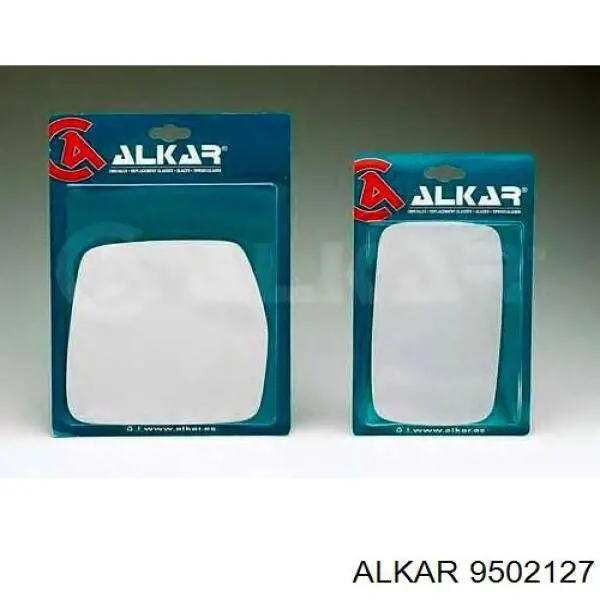 9502127 Alkar зеркальный элемент зеркала заднего вида правого