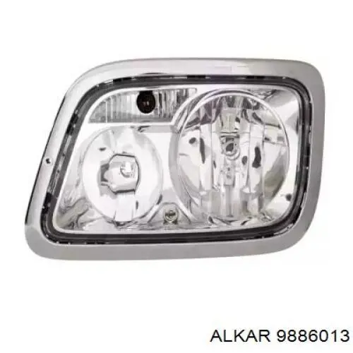 Фара правая 9886013 Alkar