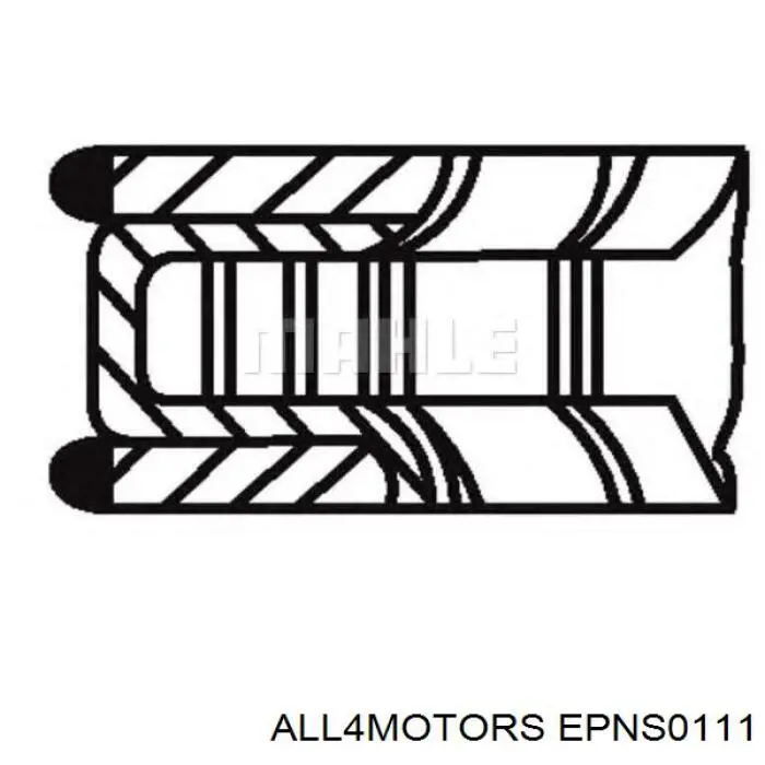 Поршень на 1 цилиндр EPNS0111 All4motors