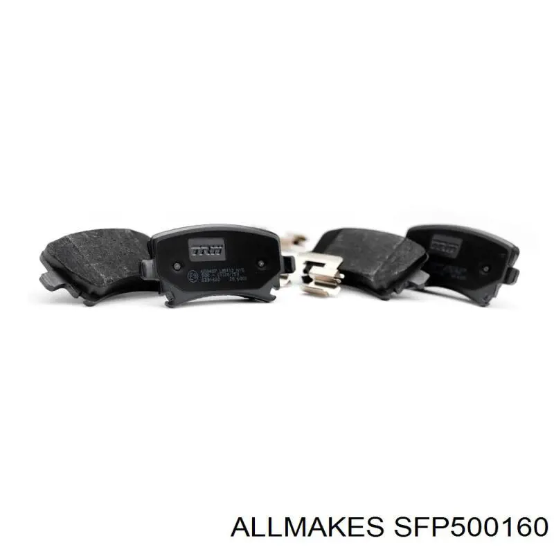 Колодки тормозные передние дисковые Allmakes SFP500160