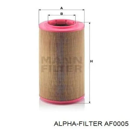 Элемент воздушного фильтра Alpha Filter AF0005 цена, от 7.89 USD
