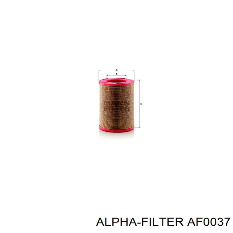 Воздушный фильтр AF0037 Alpha-filter