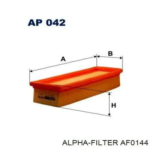 AF0144 Alpha-filter воздушный фильтр