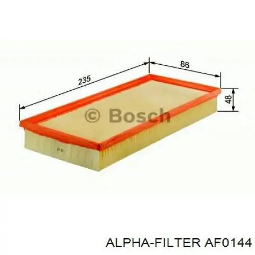 Воздушный фильтр AF0144 Alpha Filter