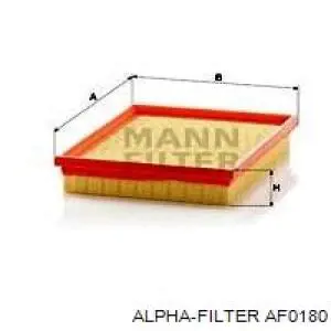 Купить AF0180 Alpha Filter Автомобильный фильтр воздуха