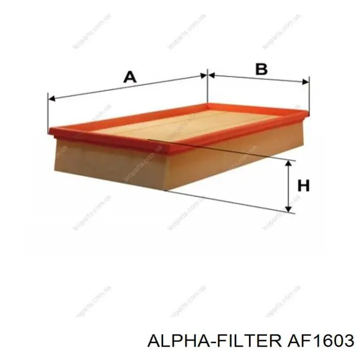 Фильтр воздушный Alpha-filter AF1603