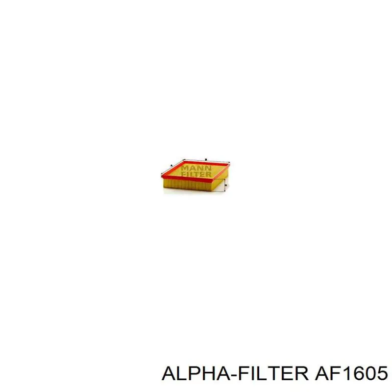 Купить AF1605 Alpha Filter Автомобильный фильтр воздуха