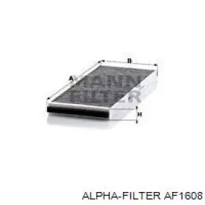 Купить AF1608 Alpha Filter Автомобильный фильтр воздуха