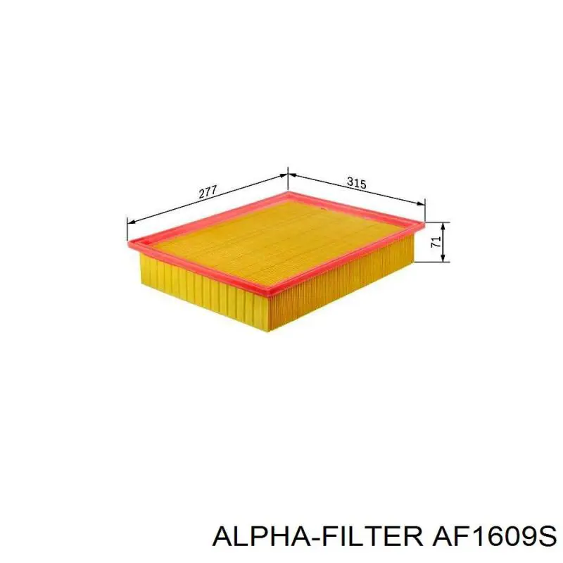Элемент воздушного фильтра Alpha Filter AF1609S цена, от 6.20 USD