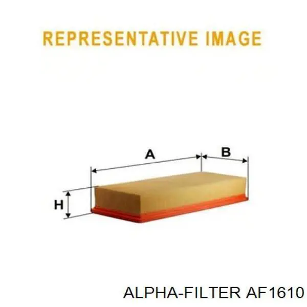 Элемент воздушного фильтра Alpha Filter AF1610 цена, от 3.40 USD