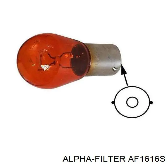 Элемент воздушного фильтра Alpha Filter AF1616S цена, от 3.39 USD