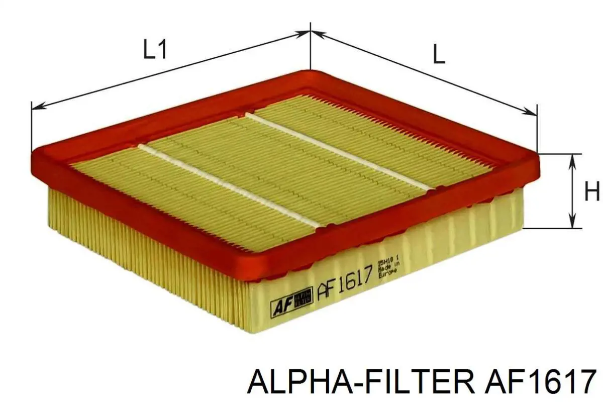 AF1617 Alpha-filter filtro de ar