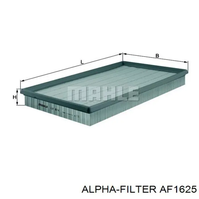 Элемент воздушного фильтра Alpha Filter AF1625 цена, от 4.29 USD