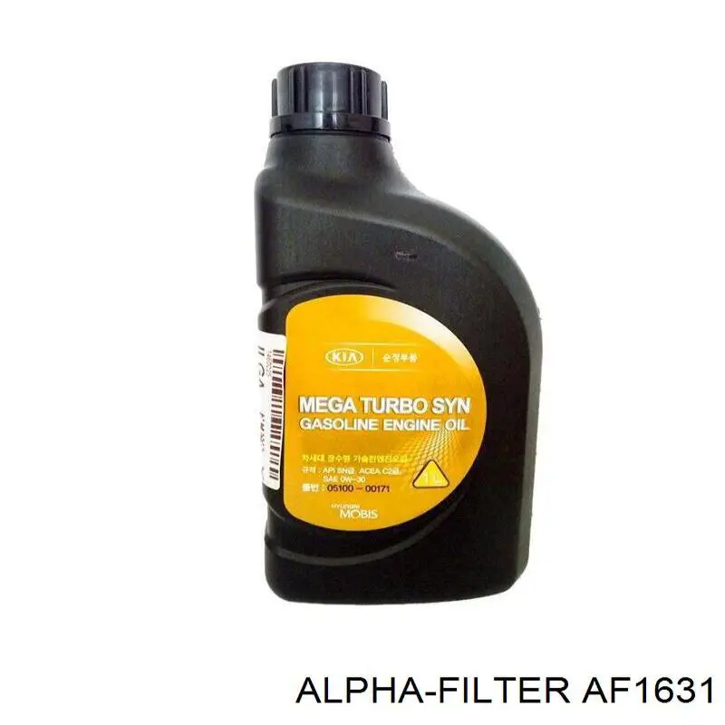 AF1631 Alpha Filter Воздушный фильтр двигателя