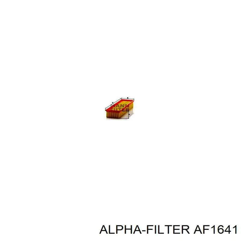 Элемент воздушного фильтра Alpha Filter AF1641 цена, от 3.45 USD