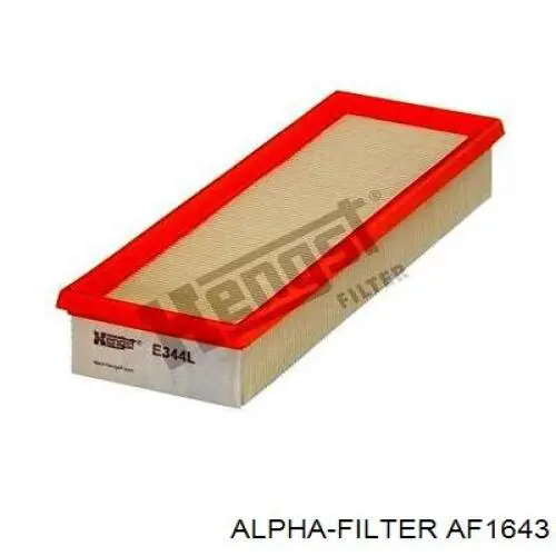 Купить AF1643 Alpha Filter Автомобильный фильтр воздуха
