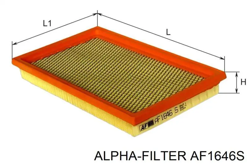 AF1646S Alpha-filter воздушный фильтр