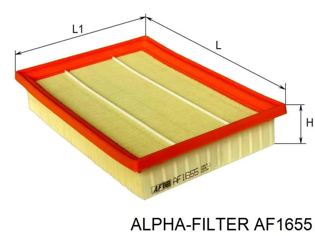 Воздушный фильтр AF1655 Alpha-filter