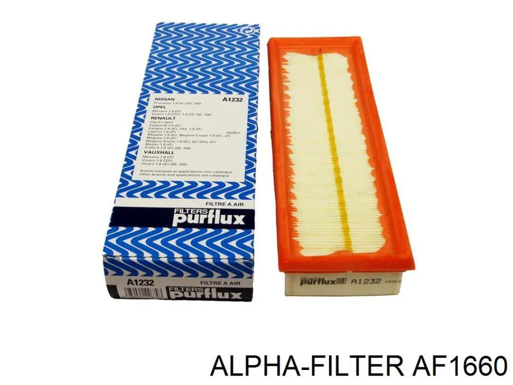 Элемент воздушного фильтра Alpha Filter AF1660 цена, от 2.78 USD