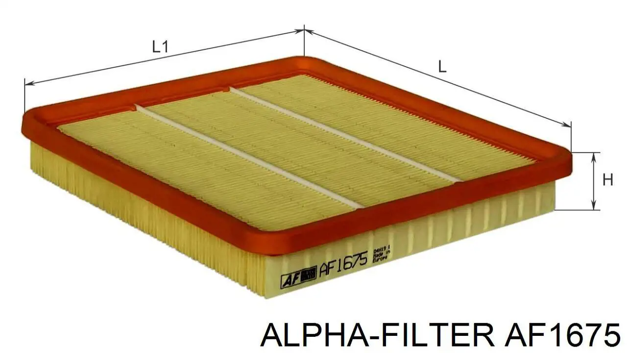 Воздушный фильтр AF1675 Alpha-filter