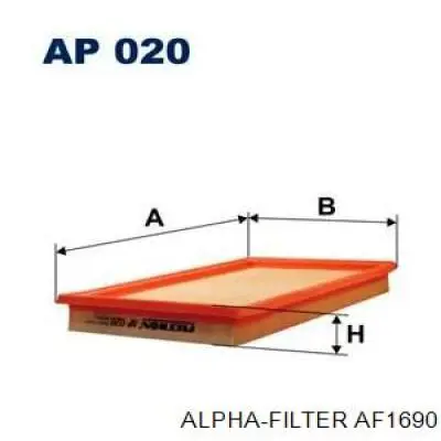 Воздушный фильтр AF1690 Alpha Filter