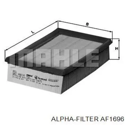 Воздушный фильтр AF1696 Alpha Filter