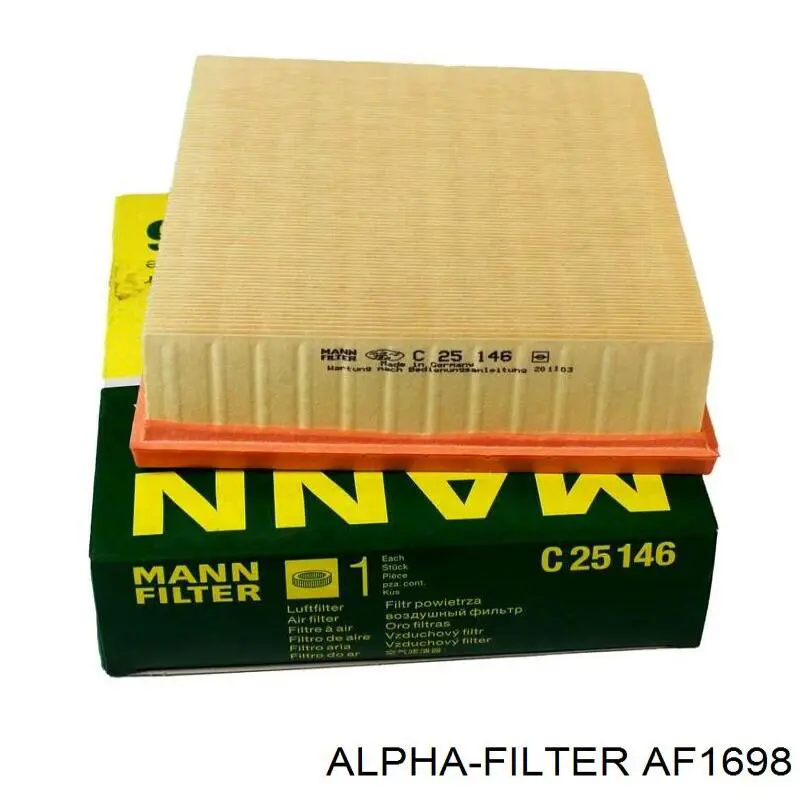 Filtro de ar Alpha Filter AF1698 preço, a partir de 11,93 USD