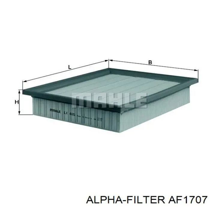 Воздушный фильтр AF1707 Alpha Filter