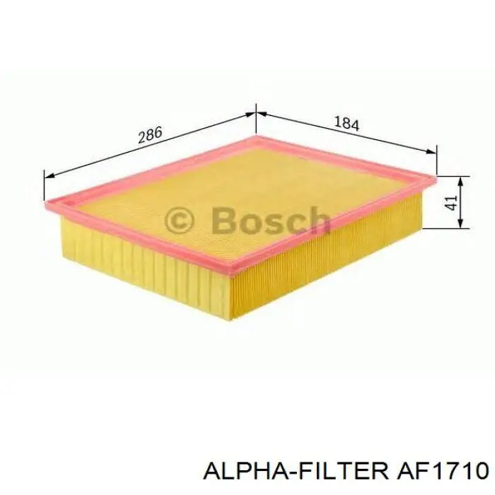 AF1710 Alpha Filter Воздушный фильтр двигателя