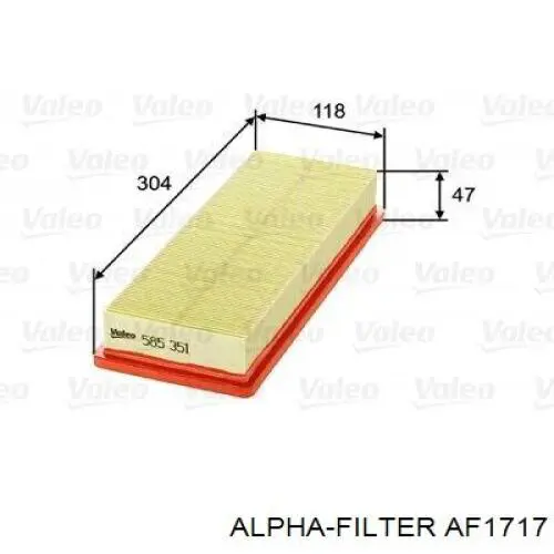 Элемент воздушного фильтра Fiat/Alfa/Lancia 71736133 цена, от 5.47 USD
